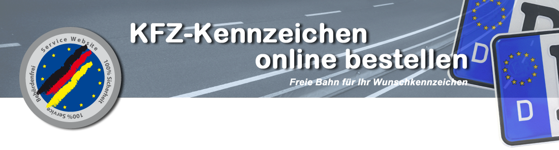 FAQ  KFZ Kennzeichen online bestellen